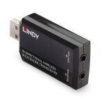 Lindy 38331 Audio-/Video-Leistungsverstärker AV-Sender und -Empfänger Schwarz