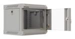 Lanberg WF11-3304-10S Rack 4U Wandmontiertes Regal Grau