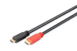 Digitus HDMI High Speed Anschlusskabel mit Ethernet und Signalverstärker
