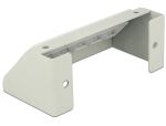 DELOCK Keystone Halterung 6 Keystone Ports Multimedia grau