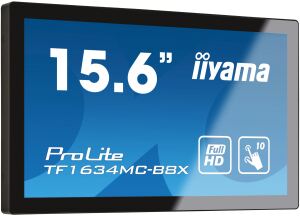 iiyama ProLite TF1634MC-B8X Computerbildschirm 39,6 cm (15.6") 1920 x 1080 Pixel Full HD LED Touchscreen Multi-Nutzer Schwarz