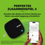 DYMO LetraTag 200B-Beschriftungsgerät mit Bluetooth | kompakter Etikettendrucker | verbindet sich über Wireless Bluetooth-Technologie mit iOS und Android | inklusive 1 x Papierschriftband in Weiß