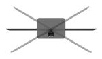 Neomounts DS45-430BL12 TV-Ständer 23-43"- schwenkbar