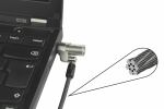 DICOTA D31540 Kabelschloss Schwarz 2 m