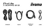 iiyama ProLite T1634MC-B1S 15.6" 16:9 Full HD Touch IPS Display schwarz