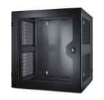 APC NetShelter WX 13 HE vertikale Montageschiene mit Gewindebohrung, belüftete Fronttür, schwarz
