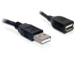 DeLOCK Kabel USB 2.0 Verlaengerung, A/A 15cm S/B USB...
