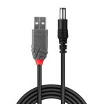 Lindy 70267 USB Kabel USB 2.0 1,5 m USB A Gleichstrom Schwarz