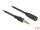 DELOCK Verlängerung Klinke 3.5mm 4Pin St > Bu 1.0m schwarz