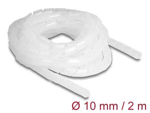 DELOCK Spiralschlauch flexibel 2 m x 10 mm transparent