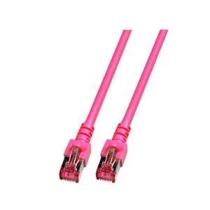 EFB Elektronik RJ45 S/FTP Cat.6 Netzwerkkabel Magenta 10 m Cat6 SF/UTP (S-FTP)