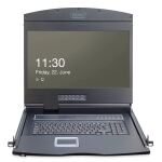 DIGITUS Konsole 19" TFT o.Tastatur o. KVM-Modul schw.
