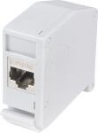 LogiLink MP0056 - Hutschienenadapter mit Cat.6a Kupplung