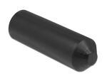 DELOCK Endkappen mit Innenkleber 80 x 25 mm 2 Stück schwarz