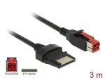 DELOCK PoweredUSB Kabel 24V St > 8Pin St 3.0m