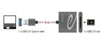 DELOCK USB 3.0 Card Reader für XQD 2.0 Speicherkarten