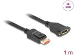 DELOCK DisplayPort Verlängerungskabel zum Einbau 8K...