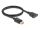 DELOCK DisplayPort Verlängerungskabel zum Einbau 8K 60 Hz 1m