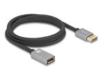 DeLOCK DisplayPort Verlängerungskabel 8K 60 Hz 2 m...