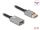 DeLOCK DisplayPort Verlängerungskabel 8K 60 Hz 2 m grau Metall ohne Einrastfunktion