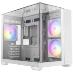 Antec CX600M Trio ARGB White Mini Tower Transparent, Weiß