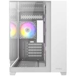 Antec CX600M Trio ARGB White Mini Tower Transparent, Weiß