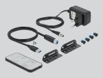 DeLOCK HDMI KVM Switch 4K 60 Hz mit USB 3.0 und Audio