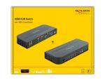DeLOCK HDMI KVM Switch 4K 60 Hz mit USB 3.0 und Audio