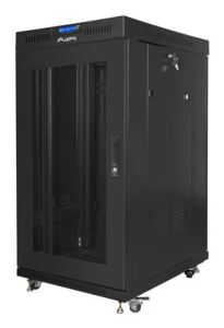 Lanberg FF01-8822-23BL Rack 22U Freistehendes Gestell Schwarz