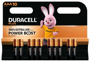 Duracell Plus Einwegbatterie AAA Alkali