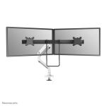 Neomounts DS75S-950WH2 Monitorarm 17-32" - Gasfeder - Topfix - 180°-Stopp