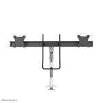 Neomounts DS75S-950WH2 Monitorarm 17-32" - Gasfeder - Topfix - 180°-Stopp