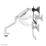 Neomounts DS75S-950WH2 Monitorarm 17-32" - Gasfeder - Topfix - 180°-Stopp