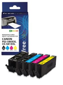 Freecolor K10503F7 Druckerpatrone 5 Stück(e) Kompatibel High (L) Yield Schwarz, Cyan, Magenta, Gelb