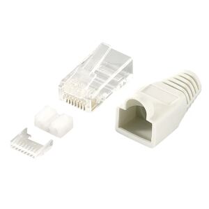 LogiLink MP0021 Drahtverbinder RJ45 Grau, Transparent