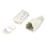 LogiLink MP0021 Drahtverbinder RJ45 Grau, Transparent