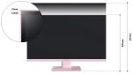 JAPANNEXT JN-I238FHD120F-HSP-PK Computerbildschirm 60,5 cm (23.8") 1920 x 1080 Pixel Full HD LCD Pink