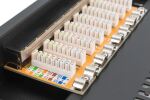 Digitus CAT 6, Klasse E Patch Panel, geschirmt, schwarz
