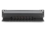 Digitus CAT 6, Klasse E Patch Panel, geschirmt, schwarz