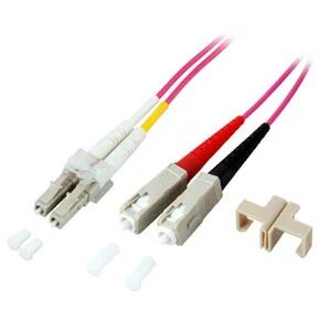 EFB Elektronik O0323.2 InfiniBand/Glasfaserkabel 2 m LC SC Violett