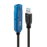 Lindy 43158 USB Kabel USB 3.2 Gen 1 (3.1 Gen 1) 8 m USB A 5 Gbit/s Schwarz