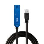 Lindy 43158 USB Kabel USB 3.2 Gen 1 (3.1 Gen 1) 8 m USB A 5 Gbit/s Schwarz