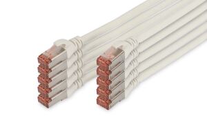Digitus CAT 6 S/FTP Patchkabel, 10 Stück