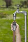 Gardena 18256-50 Anschlussteil für Wasserschlauch Schlauchanschluss Metall Schwarz, Grau, Orange 1 Stück(e)