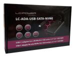 LC-Power LC-ADA-USB-SATA-NVME Schnittstellenkarte/Adapter