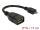 DELOCK Kabel A -> Micro-B Bu/St OTG 0.15m sw
