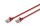 Digitus CAT 6A F-FTP Slim Patchkabel, 0,5m, Rot