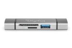 Digitus Dualer Kartenlesegerät & Hub USB-C / USB-A