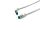 Equip Cat.6A S/FTP Patchkabel, gewinkelter zu geradem Stecker, 5.0 m, Weiß