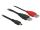 DeLOCK 83178 USB Kabel USB 2.0 0,3 m 2 x USB A 0,48 Gbit/s Schwarz